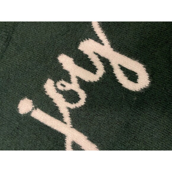 Cece Sweater Pullover Women’s Size Large Dark Green ‘Joy’ Script Cozy Soft - Picture 7 of 8